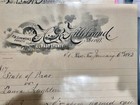 1893 El Paso Sheriff Hillebrand State Of Texas Court Document Deputy Simmons