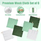 Mukin Baby Washcloths - Soft Face Cloths For Newborn  Absorbent Bath Face Towels