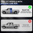 Running Boards Ram 1500 2009-2024 Quad Cab 2500 3500 Stainless Steel