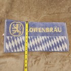 Vintage Lowenbrau Biergarten Beer Cotton Bar Towel Breweriana 17  X 8  Promo Ad