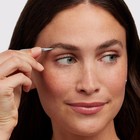 Micro Mini Slant   Point Tweezer Set For Eyebrows Holographic