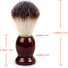 100  Best Original Pure Badger Hair Shaving Brush Handmade  Real Wood Base  P   