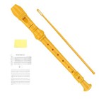 Recorder Instrument For Kids Toddler Beginners Students German Style C Yellow