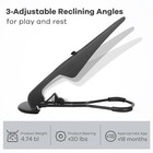 Portable Baby Bouncer Seat For Babies 0-18 Months With Hanging Toys Cotton Fabri