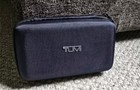 Lot Of 4 Delta Tumi Mini Traveling Hard And Soft Case Amenity Kits