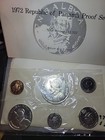 1972 Republic Of Panama Proof Set W  Silver Balboa Coins - Limited Mintage 