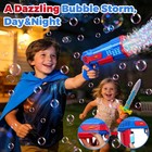 Bubble Gun Machine For Kids  10 000  Bubbles min Automatic Blower With Led Li   
