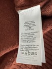 J crew Factory Size Large Men s Dark Orange Crewneck Wool Blend Sweater 