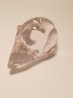 Vintage Art Glass Clear Glass Mouse Paperweight Figurine Hand Blown Huddled