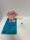 Jellycat Bashful Bunny Pink Plush Stuffed Animal Soft Toy W  Bag   Card Gift