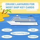 Cruise Luggage Tag Holders With Lanyard For Ship Cards Clear 