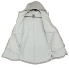 Avalanche Full Zip Hoodie Small Womens Oatmeal Sherpa Lined Fleece Jacket Parka