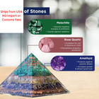 Orgonite Crystal Orgone Pyramid With Medium  Love Attraction 