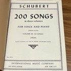 Schubert 200 Songs Vol  Iii Voice   Piano Sheet Music
