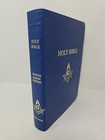 Kjv Holy Bible Master Mason Edition Blue Leatherette  1991 Heirloom Masonry