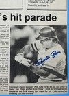 Pete Rose Signed  all-time Mlb Hit Leader  Newspaper Article Sept 12  1985