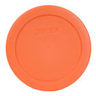Pyrex 7200-pc Round 2 Cup 5  Storage Lid Orange 4 Pack For Glass Bowl New