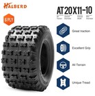 20x11-10 Atv Rear Tires 2 Pack 6pr 20x11x10 Off Road Knobby Utv Mud All Terrain