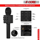 Wireless Karaoke Microphone With Speaker     3-in-1 Bluetooth Mic  Portable Singin
