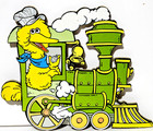 Sesame Street - Muppets Inc  - Room Wall decor - 5 Piece Character Train Set 