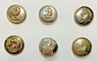 Mixed Lot Of 12 British Livery Horse Crest S-plate Cuffbuttons Mostly 19th C Vg 