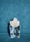 Mcdonald s Clear Crystal glass French Fries Rare Collectible 