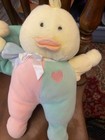 Vintage Eden Duck Pastel Color Block Spring Lovey Plush