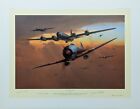 Threatening Skies By Richard Taylor Aviation Art Signed By Pacific B-29 Pilots
