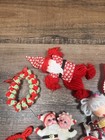 Vintage Christmas Tree Ornaments Lot Retro Mid-century Mixed