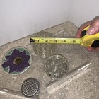 Lot 4 Vintage Glass   Ceramic Flower Frogs  Floral Arranger Decor