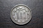 1867 Three Cent Nickel  F