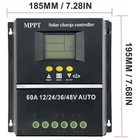Mppt 12v 24v 36v 48v Solar Chargecontroller Tools 100a Lcd Dual Usb