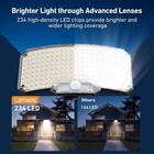Led 9900000lm Solar Street Lights Security Flood Lamp Motion Sensor Outdoor Wall