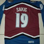 Joe Sakic Colorado Avalanche Ccm Throwback Jersey  Size Lg  Nwt  