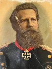 Large Higgins German Laundry Soap  emperor Frederick  Trade Card 4  X 6 1 2 