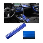 Dickno 2 Pcs Car 5d Glossy Carbon Fiber Wrap  12      60   Diy 12 Inches Blue