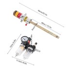 Pneumatic Grease Pump 50 1 Ratio 13ft High Pressure Hose 0 225 Gal min
