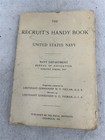 Navy Recruits Handy Book Bureau Of Navigation 104 Pages Original 1917 Us