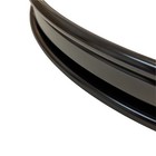 2 Pcs 22  Bass Drum Hoops Drum Metal Hoops Slot Style Black Coated  2pcs pack 