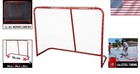 Durable 54-inch Youth Hockey Goal - All-weather Steel Net For Young Athletes
