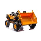 12v 2-seater Kids Ride-on Dump Truck Electric Toy Car With Functional Dump Bed