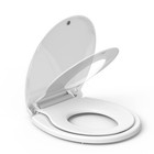 Slow Close Magnets Round Toilet Seat With Toddler Seat Built-in For All
