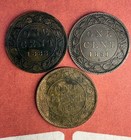 3 Different Canada Large Cents Lot A2  All 1880 s  Up To Extra Fine W  Varieties