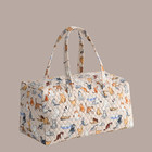 New Vera Bradley A Cats Life Large Travel Duffel Multicolor Beige