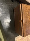 Antique 1889 Singer Treadle Sewing Machine Wood Puzzle Box W accessories   Parts