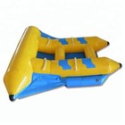 2-4 Rider Commercial Inflatable Fly Fish Towable Banana Boat Tube For Beach Game