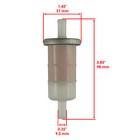 2x Fuel Filter For Yamaha Xvs1100 V Star 1100 Classic 2002-2009