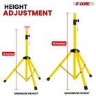 5core Speaker Stand 2pc Adjustable 31 - 36  Pa Dj Tripod Heavy Duty W 35mm Mount