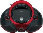 Jensen Cd-490 Portable Cd Player Sport Stereo - Am fm Radio  red black   new  