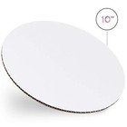 Starmar White Corrugated 10 Inch Cake Board Cardboard Cake Plate  48-pack